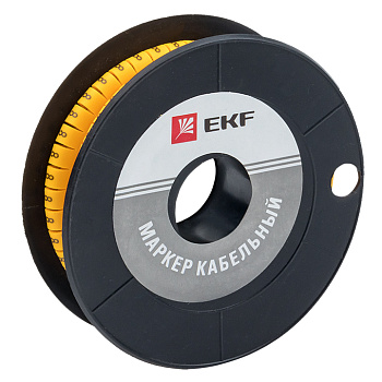 Маркер кабельный 2,5 мм2 "8" (1000 шт.) (ЕС-1) EKF PROxima в Иркутске