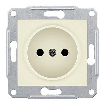 Розетка одинарная SEDNA Schneider Electric крем в Иркутске