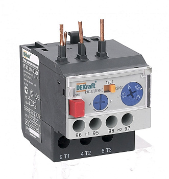 Реле электротепловое РТ-03 09-18A 5,00-7,00А DEKraft в Иркутске