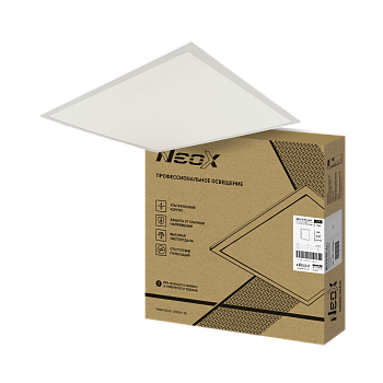 Панель светодиодная ультратонкая ДВО-SLIM 5065 50Вт 6500К без ЭПРА IP40 595х595х8,5мм NEOX в Иркутске