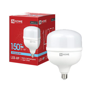 Лампа светодиодная LED-HP-PRO 150Вт 230В E27 с адаптером Е40 6500К 14250Лм IN HOME в Иркутске