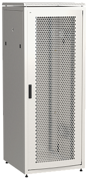 ITK Шкаф сетевой LINEA N 42U 800х800мм перфорированная передняя дверь задняя металлическая серый в Иркутске