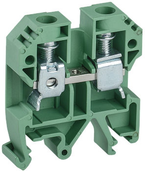 Клемма винтовая КВИ-10мм2 зеленая IEK в Иркутске