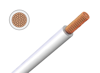 Провод ПВ-3 (ПуГВ) 4 белый в Иркутске
