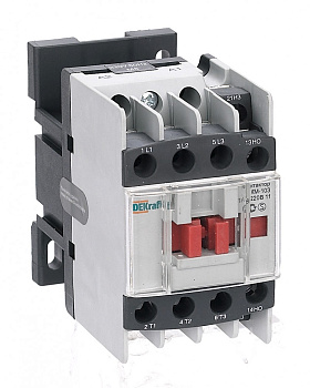 Контактор КМ-103 18А 380В АС3 1НО+1НЗ DEKraft в Иркутске
