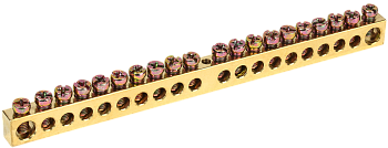 Шина PEN "земля-ноль" 8х12мм 20/1 (20групп/креп по цент) IEK в Иркутске