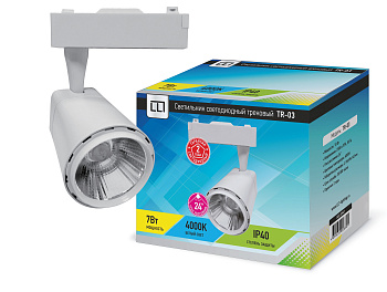 Светильник светодиодный трековый TR-03 7Вт 230В 4000К 630Лм 76x95x145мм белый IP40 LLT в Иркутске