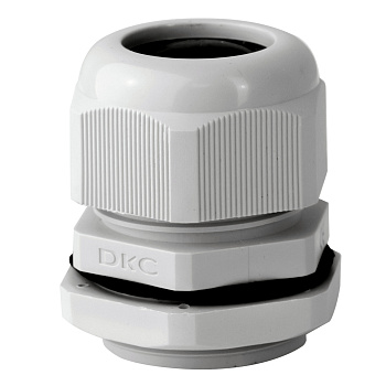 Зажим кабельный с контргайкой, IP68, PG9, д.4 - 8мм DKC в Иркутске