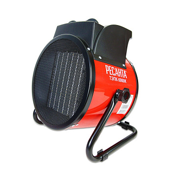 Тепловая электрическая пушка ТЭПК-5000K (керам.нагревательный элемент,круглая) Ресанта в Иркутске