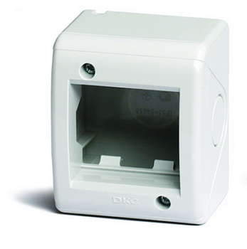 Модульная настенная коробка для электроустановочных изделий изделий VIVA, IP40,2мод. DKC в Иркутске