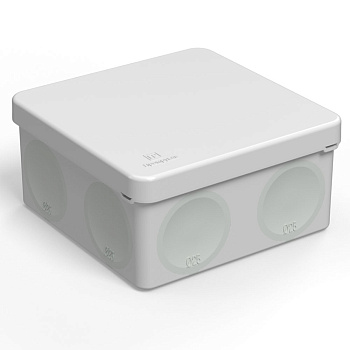 Коробка распределительная для прямого монтажа двухкомпонентная HF IP66 100х100х50 Промрукав в Иркутске