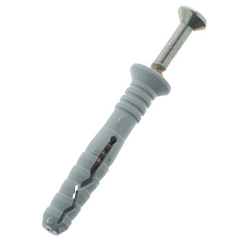 Дюбель с шурупом 6х40 (200 штук в упаковке) потай в Иркутске