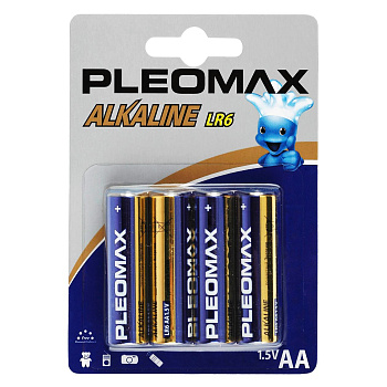 Батарейки АА Pleomax LR6-4BL (4шт) в Иркутске