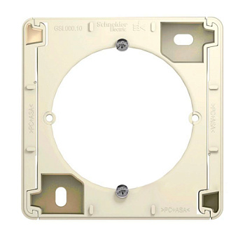 Коробка накладная одинарная Glossa SE бежевая в Иркутске