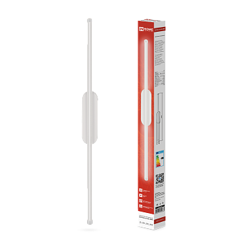 Светильник светодиодный ESTETIKA LUV-60C-40WH 10Вт 230В 4000K 700Лм 600х50x25 белый IN HOME в Иркутске
