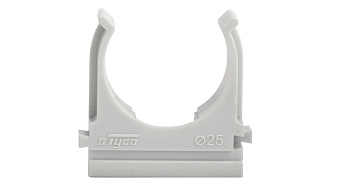 Крепеж-клипса для труб для прямого монтажа серая 20 мм Рувинил в Иркутске