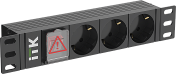 ITK PDU 3 розетки немецкий стандарт LED 1U вх. С14 10" в Иркутске