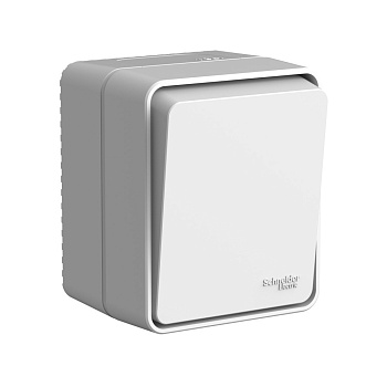 Выключатель одноклавишный AtlasDesign SE Profi54 накладной серый в Иркутске