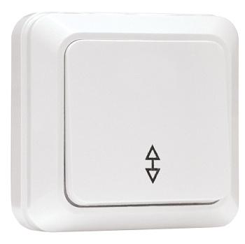 Рим Выключатель проходной 1-клавишный 10А белый EKF в Иркутске