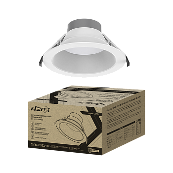 Светильник встраиваемый светодиодный CDL-LEVEL 35PA5C 35/30/26/22/16Вт 100-277В 125Лм/Вт 5ССТ 5лет 260мм NEOX в Иркутске