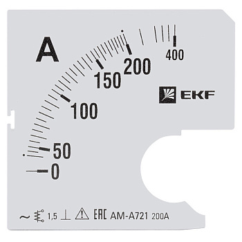 Шкала сменная для A721 200/5А-1,5 EKF PROxima в Иркутске