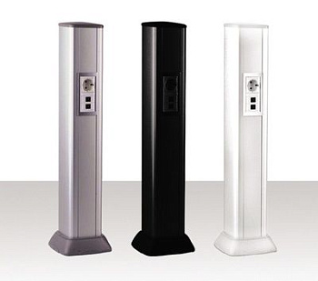 Алюминиевая колонна 0,71 м, цвет черный DKC в Иркутске