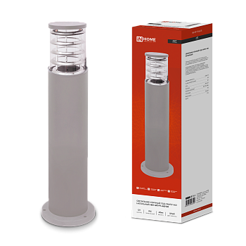 Светильник уличный напольный НБУ ART-PT-A60-GR алюминиевый под лампу А60 Е27 600мм серый IP65 IN HOME в Иркутске