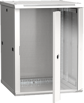 ITK Шкаф LINEA W 18U 600x600 мм дверь стекло, RAL7035 в Иркутске
