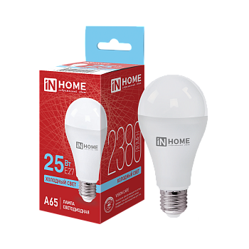 Лампа светодиодная LED-A65-VC 25Вт 230В Е27 6500К 2380Лм IN HOME в Иркутске