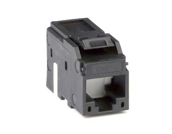 Модуль Keystone RJ45 CAT5E неэкранированный, черный ДКС в Иркутске