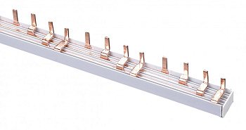 Шина соединительная 4P 63А 1 м. 14х4 контактов ШС-101 DEKraft в Иркутске