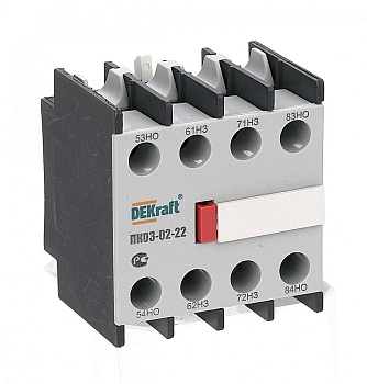 Приставка контактная дополнительные контакты 2НО+2НЗ лицевой установки ПК-03 DEKraft в Иркутске