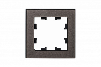 Рамка одинарная AtlasDesign Nature SE стекло мокко в Иркутске