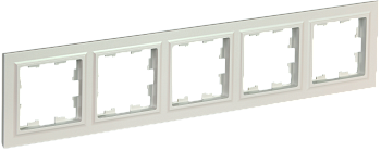 Рамка пятиместная BRITE IEK жемчуг в Иркутске