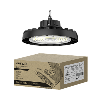 Светильник складской светодиодный UHB-LEVEL 200PA3C-SB-BL 200/150/120Вт 100-277В 175Лм/Вт 3CCT 5лет IP69K NEOX в Иркутске