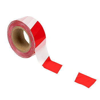 Лента оградительная ЛО "Красно-белая" 75х250 EKF Basic в Иркутске