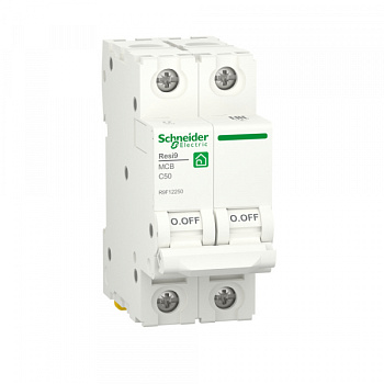 Автоматический выключатель Resi9 2Р 50А 6,0кА характеристика C Schneider Electric в Иркутске