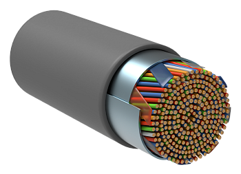 ITK Витая пара F/UTP кат.5E 25х2х24AWG LSZH серый (500м) в Иркутске