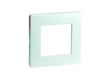 Рамка на 2 модуля (одноместная), белая, RAL9016 DKC в Иркутске