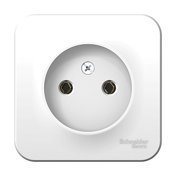 Розетка одинарная BLANCA SE накладная с монтажной пластиной белая в Иркутске