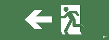 Самоклеящаяся этикетка: "Фигура/стрелка влево" ССА 1005 IEK в Иркутске