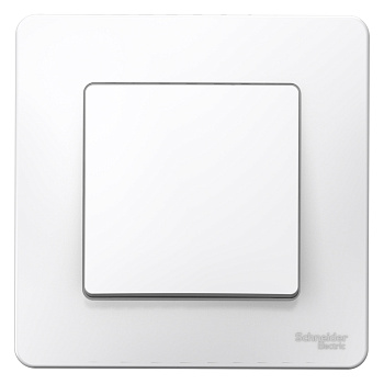 Выключатель одноклавишный BLANCA SE белый в Иркутске