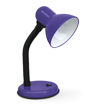 Светильник настольный под лампу на основании СНО 22Ф-E27 230В ФИОЛЕТОВЫЙ (с подвесом) IN HOME в Иркутске