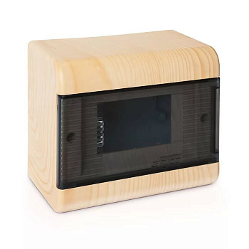 Щит распределительный навесной пластиковый ЩРН-П-9 модулей 222х160х93мм IP40 сосна в Иркутске