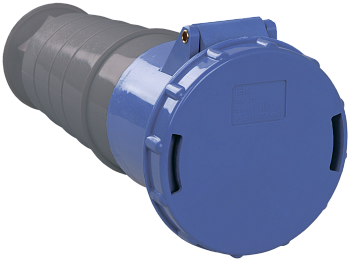 Розетка 233 переносная 2Р+РЕ 63А 220В IP54 IEK в Иркутске