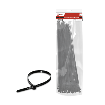 Хомут КСС-А 7,6х500 нейлоновый с УФ защитой черный (100шт./упак.) IN HOME в Иркутске
