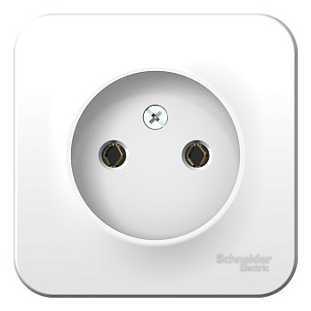 Розетка одинарная BLANCA SE с изоляционной пластиной накладная белая в Иркутске