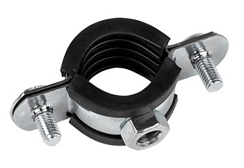Хомут стальной 3/8" (15-19мм), с уплотнителем EKF в Иркутске