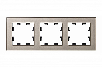 Рамка тройная AtlasDesign Nature SE стекло шампань в Иркутске