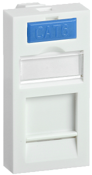 Вставка 45х22,5мм для 1 модуля Keystone Jack с маркером ITK в Иркутске